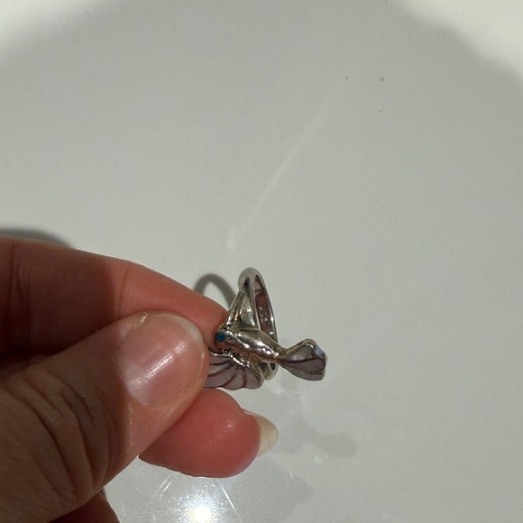 Hummingbird ring, size 7.5, Peruvian jewelry - Picture 4 of 4